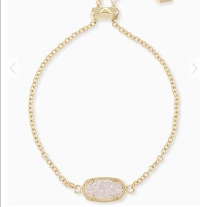 NWT Kendra Scott Elaina Adjustable Bracelet Drusy